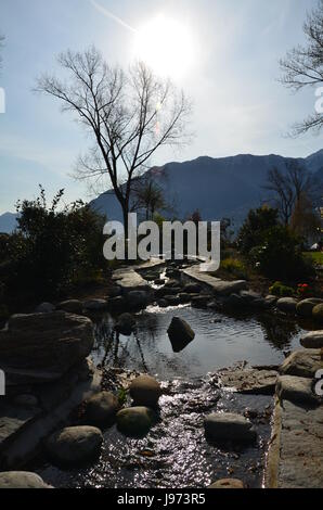 mountains, switzerland, exposition, tessin, salt water, sea, ocean, water, Stock Photo