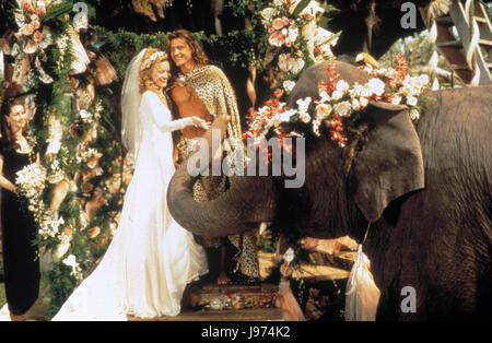 GEORGE - DER AUS DEM DSCHUNGEL KAM / George of the Jungle USA 1997 / Sam Weisman Szene mit LESLIE MANN (Ursula) und BRENDAN FRASER (George). Regie: Sam Weisman aka. George of the Jungle Stock Photo