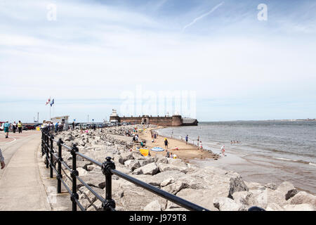 New Brighton, wallesey Liverpool uk Stock Photo