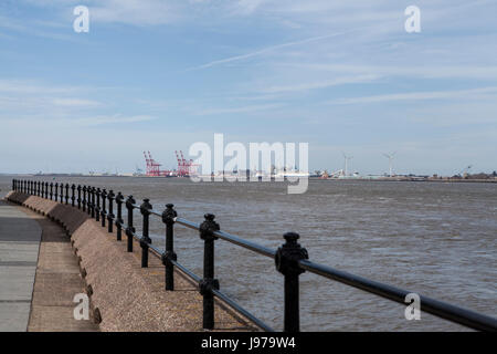 New Brighton, wallesey Liverpool uk Stock Photo