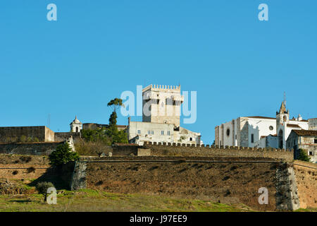 The Castle of Estremoz. Portugal Stock Photo