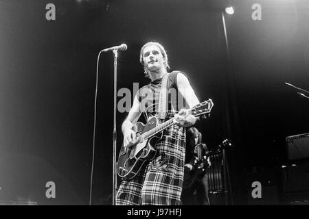 Steve Harley and Cockney Rebel at the Hammersmith Odeon in 1976. Stock Photo