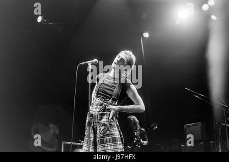 Steve Harley and Cockney Rebel at the Hammersmith Odeon in 1976. Stock Photo