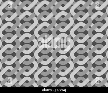 Knitted Ribbon weave background. Abstract retro fabric ornament. Stock Vector