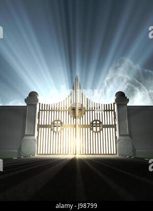 Pearly gates of heaven hi-res stock photography and images - Alamy