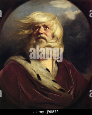 Study for King Lear by Joshua Reynolds Stock Photo