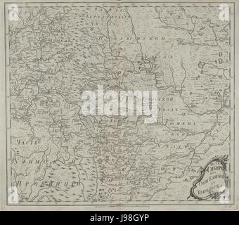 Russian Empire 1745 (Map XII HQ Stock Photo - Alamy