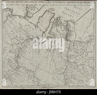Russian Empire 1745 (Map XIV Stock Photo - Alamy