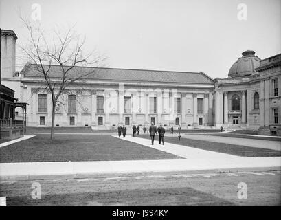 Rear, Woolsey Hall, Yale University, New Haven, Conn. Stock Photo