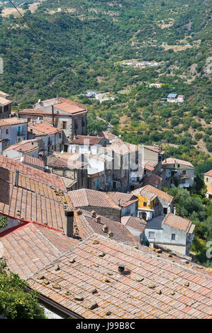 Panoramic view of Valsinni. Basilicata. Italy. Stock Photo