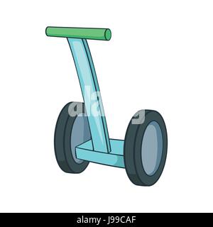 Segway icon, cartoon style Stock Vector