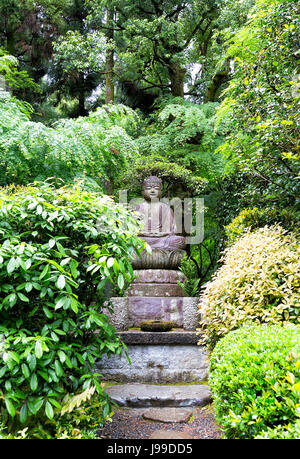 Statue of Buddha at Ryoan-ji temple in Kyoto Japan Stock Photo