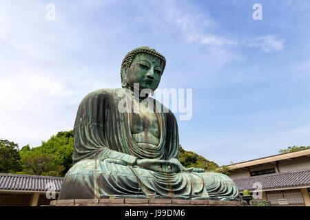 Statue of Buddha at Kamakura Japan nr Tokyo Stock Photo