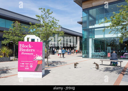 Whiteley Shopping Centre, Whiteley, Hampshire, England, United Kingdom Stock Photo