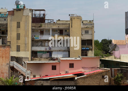 Building in the center of Luanda, Angola Stock Photo