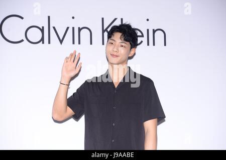Seoul, Korea. 31st May, 2017. Sunmi and Jisoo attend a brand promotion conference in Seoul, Korea on 31th May, 2017.(China and Korea Rights Out) Credit: TopPhoto/Alamy Live News Stock Photo