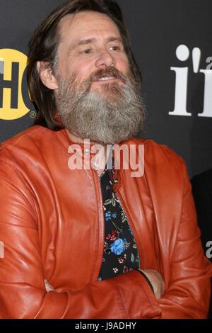 Jim Carrey at arrivals for Showtime's I'M DYING UP HERE Premiere, DGA Theater, Los Angeles, CA May 31, 2017. Photo By: Priscilla Grant/Everett Collection Stock Photo