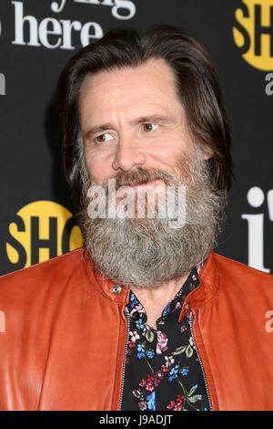 Jim Carrey at arrivals for Showtime's I'M DYING UP HERE Premiere, DGA Theater, Los Angeles, CA May 31, 2017. Photo By: Priscilla Grant/Everett Collection Stock Photo