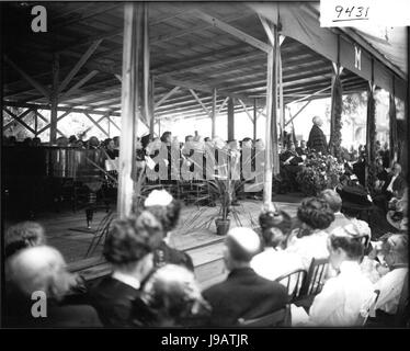 Platform group at Miami University Centennial Celebration 1909