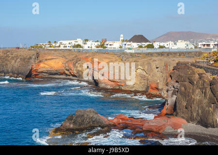 Marina Rubicon in Playa Blanca, Lanzarote, Canary Island, Spain Stock Photo