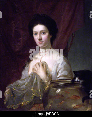 Nathaniel Hone, Catherine Maria ''Kitty'' Fisher Stock Photo - Alamy