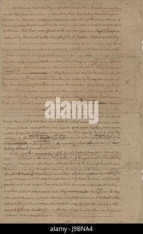original declaration of independence draft