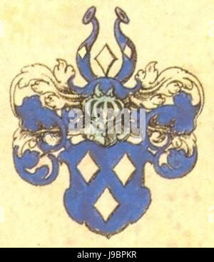 Wappen derer von Wallbrunn Stock Photo