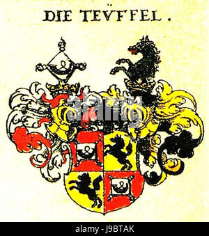 Teufel Freiherr Wappen Siebmacher022 Stock Photo