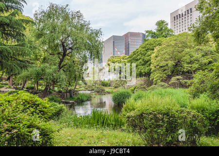 Hibiya Park (Hibiyakōen) in Chiyoda-ku, Tokyo, Japan Stock Photo