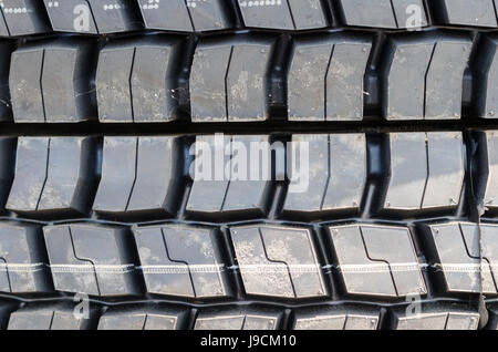 Textured pattern of a new truck tire background Stock Photo