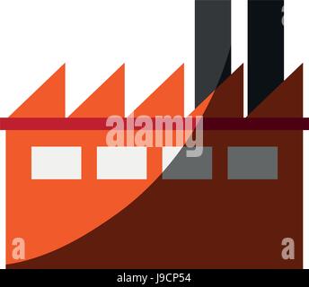 factory cartoon flat illustration shadow Stock Vector Image & Art - Alamy