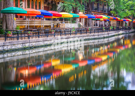 San Antonio, Texas, USA on the River Walk. Stock Photo