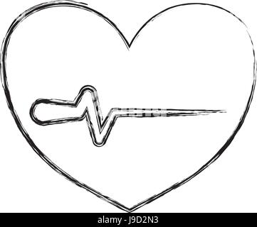 figure heartbeat cardio vital sign Stock Vector Image & Art - Alamy