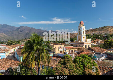 The Convento de San Francisco and Plaza Mayor, Trinidad, UNESCO World Heritage Site, Cuba, West Indies, Caribbean