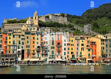 Portovenere, Italian Riviera, UNESCO World Heritage Site, Liguria, Italy, Europe Stock Photo