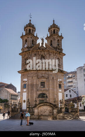 The Chapel of the Pilgrims on the Camino de Santiago in Pontevedra, Pontevedra, Galicia, Spain, Europe Stock Photo