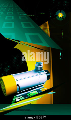 object, single, component, isolated, graphics, colour, industry ...