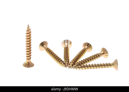 tool, screw, details, drill, gold, construction, equipment, cruciform ...