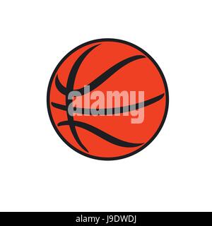 illustration classic basketball Stock Vector