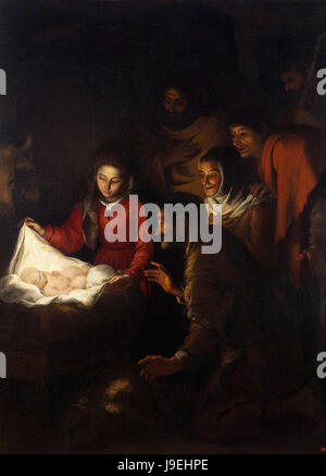 Bartolomé Esteban Murillo - Adoration of the Shepherds Stock Photo