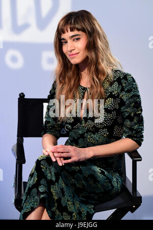 Sofia Boutella during a BUILD series event to promote The Mummy, held at Shropshire House, London. Stock Photo