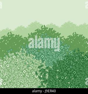 mountain of money, lots of money, wealth, bunch money, money background from dollars Stock Vector