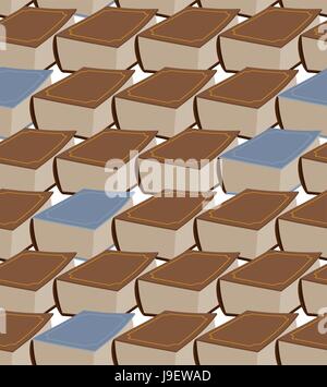 Old book seamless pattern. Vector illustration Brown and grey books Stock Vector