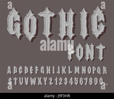 Gothic, display English alphabet. Vector. Medieval Latin letters. Signs and  symbols for the monogram. Old European style. Calligraphy and lettering.  Uppercase and lowercase letters. 13786625 Vector Art at Vecteezy