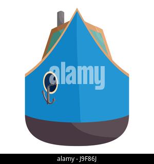Ship icon, cartoon style Stock Vector