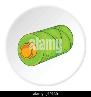 Spool icon, flat style Stock Vector