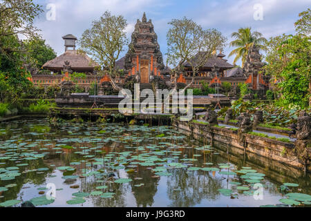 Taman Saraswati Temple, Ubud, Bali, Indonesia, Asia Stock Photo