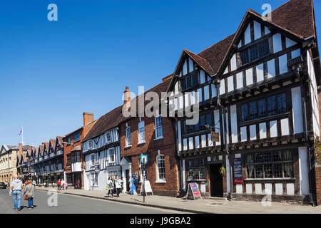 England, Warwickshire, Stratford-upon-Avon, Nash's House and New Place Stock Photo