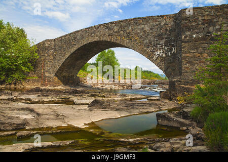 Bridge of Orchy on the famous West Higland Way, Scotland Stock Photo