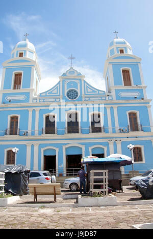 Roman Catholic cathedral, Santarem, Para, Brazil Stock Photo